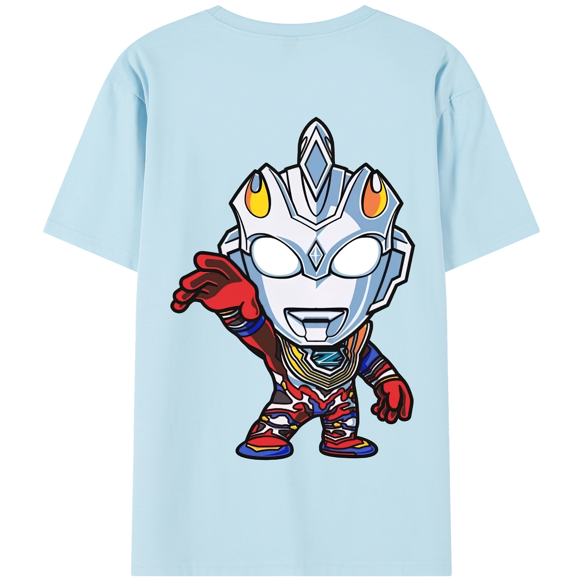 （画像用） ウルトラマン Ultraman 綿100％半袖Tシャツ（背面プリント）
